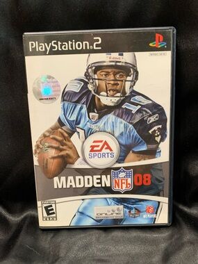 MADDEN 08 NFL EA Sports PS2 Video Game Rated E EUC